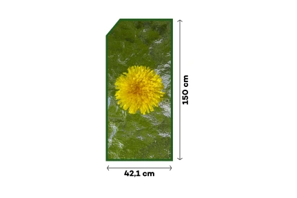 Sklo rozptylové (s úkosem, levé) 42,1 × 150 cm