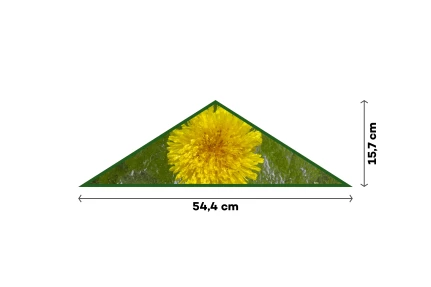 Sklo rozptylové 54,4 × 15,7 cm