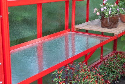 Levý pěstební stůl pro Primus L a D, výplň kalené sklo